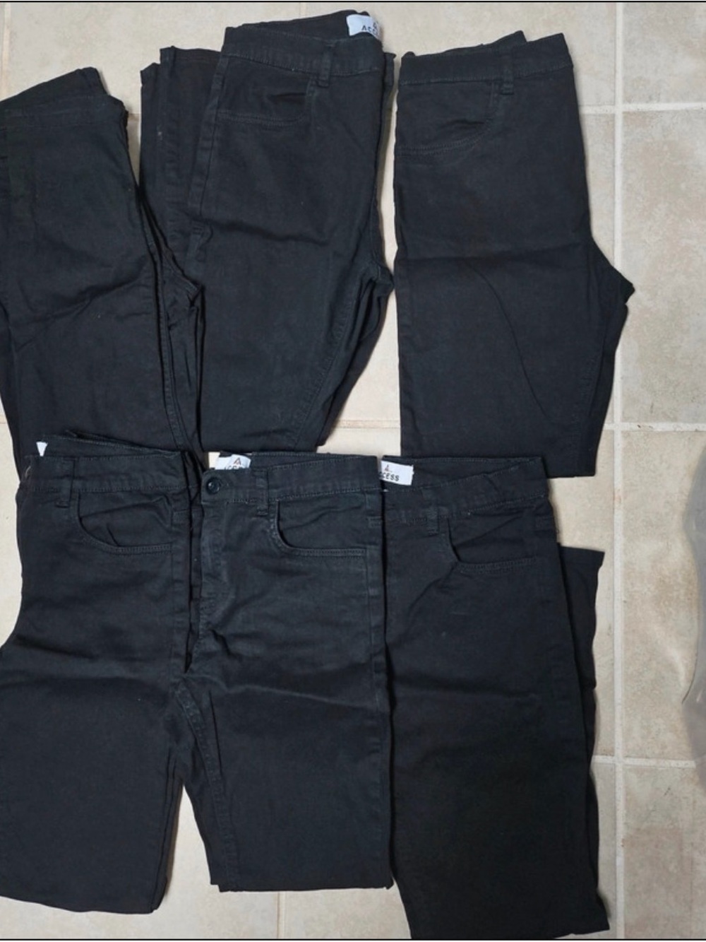 Kids uniform pants bundle set of 6